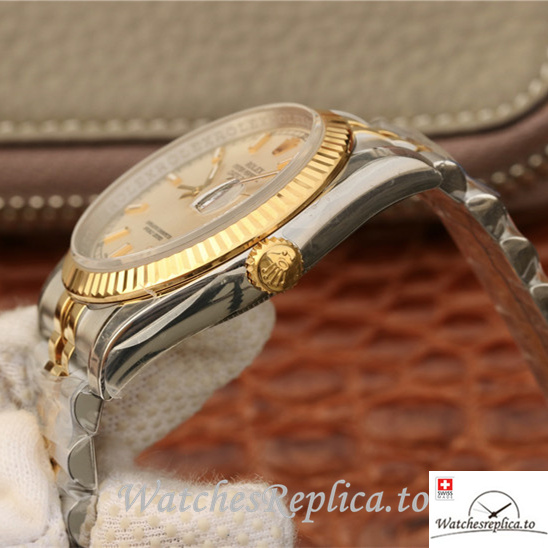 Swiss Rolex Datejust 126233-0019 Stainless steel strap 36MM - WatchesReplica.is