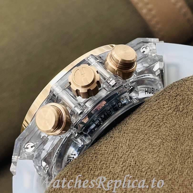 Hublot Replica 411.JX.4802.RT Rubber strap 45MM - WatchesReplica.is
