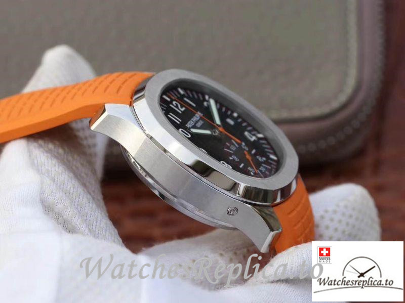 Swiss Patek Philippe Aquanaut Chronograph Replica 5968A Roman Markers 42MM - WatchesReplica.is