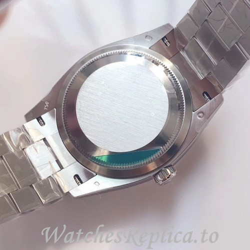 Swiss Rolex Day Date Replica 128239 Stainless steel strap 36MM - WatchesReplica.is
