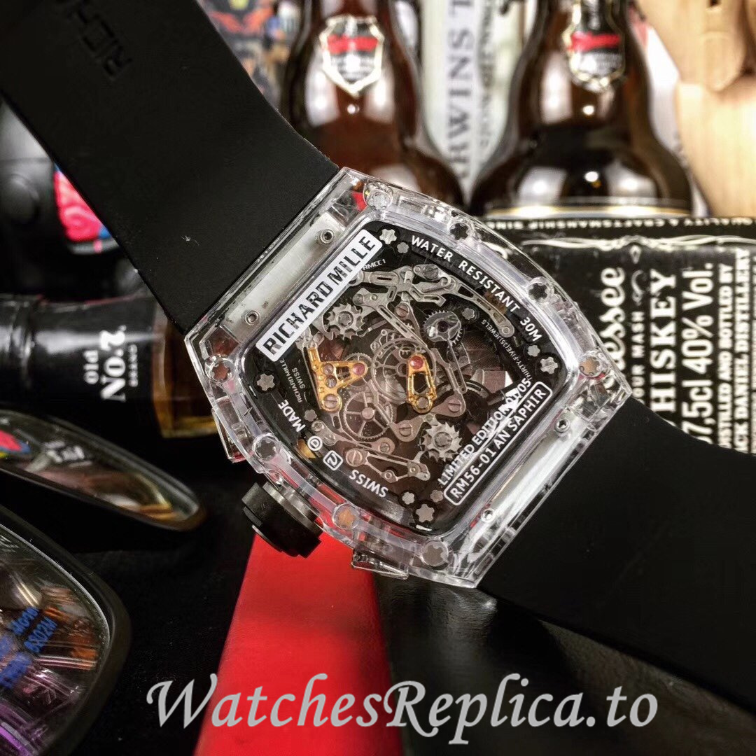 Richard Mille Replica RM011-FM Rubber strap 50MM - WatchesReplica.is