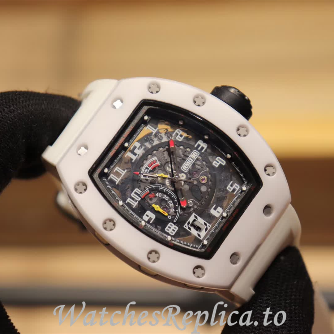 Richard Mille Replica RM030 Rubber strap 50MM - WatchesReplica.is