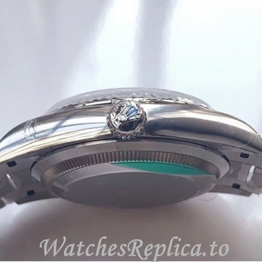 Swiss Rolex Day Date Replica 128239 Stainless steel strap 36MM - WatchesReplica.is