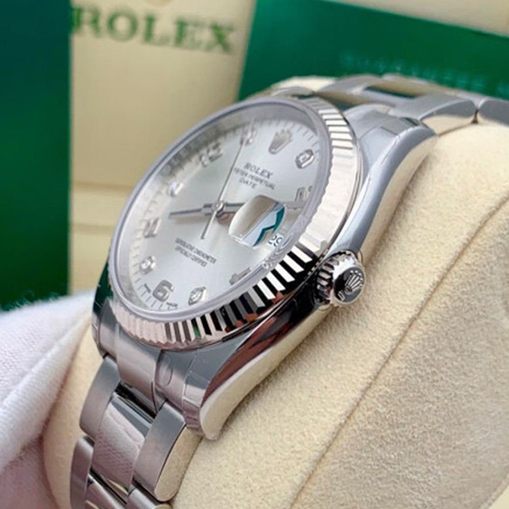 Replica Rolex Oyster Perpetual Date 115234-4 34MM - WatchesReplica.is