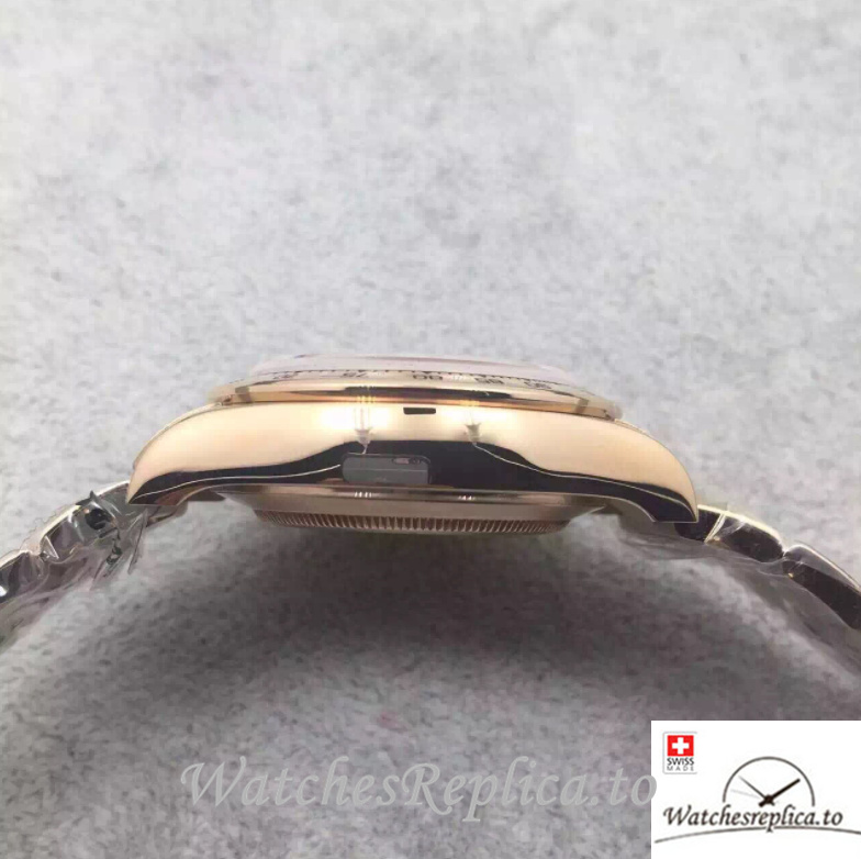 Swiss Rolex Daytona Replica 116505LN Yellow Gold strap 40MM - WatchesReplica.is