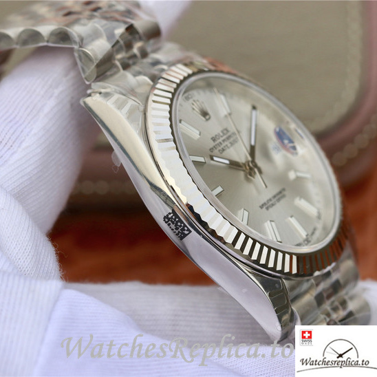 Swiss Rolex Datejust Replica 116234 Stainless steel strap 36MM - WatchesReplica.is