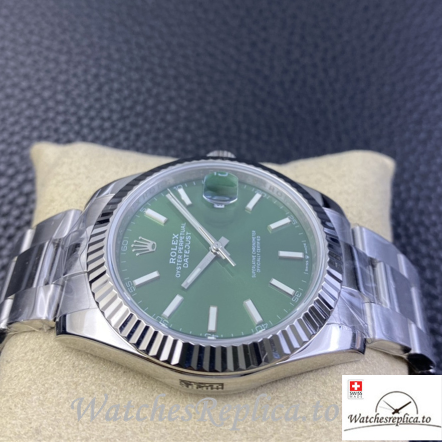 Swiss Rolex Datejust 126334 Replica Stainless steel strap 41MM - WatchesReplica.is