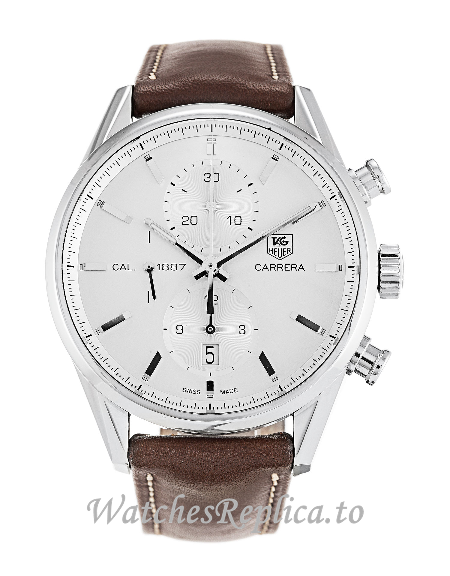 Tag Heuer Carrera Silver Dial CAR2111.FC6291 41 MM - WatchesReplica.is