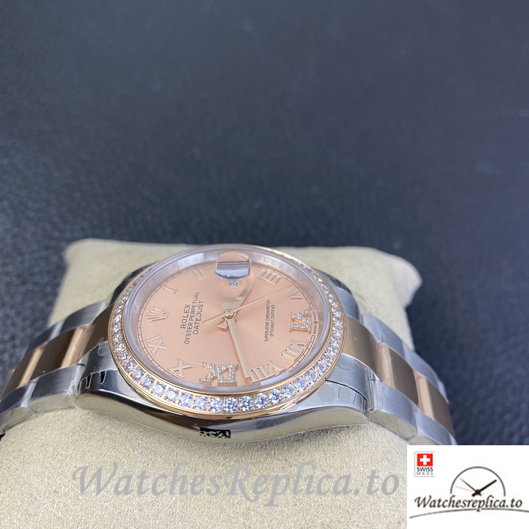 Swiss Rolex Datejust Replica 126233 Stainless steel strap 36MM - WatchesReplica.is