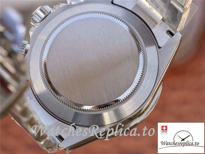 Swiss Rolex Daytona Cosmograph Rainbow Replica 116595RBOW Silver Strap 40MM - WatchesReplica.is