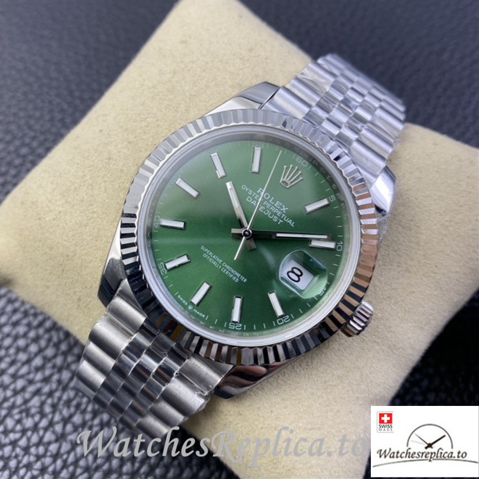 Swiss Rolex Datejust 126334 Replica Stainless steel strap 41MM - WatchesReplica.is