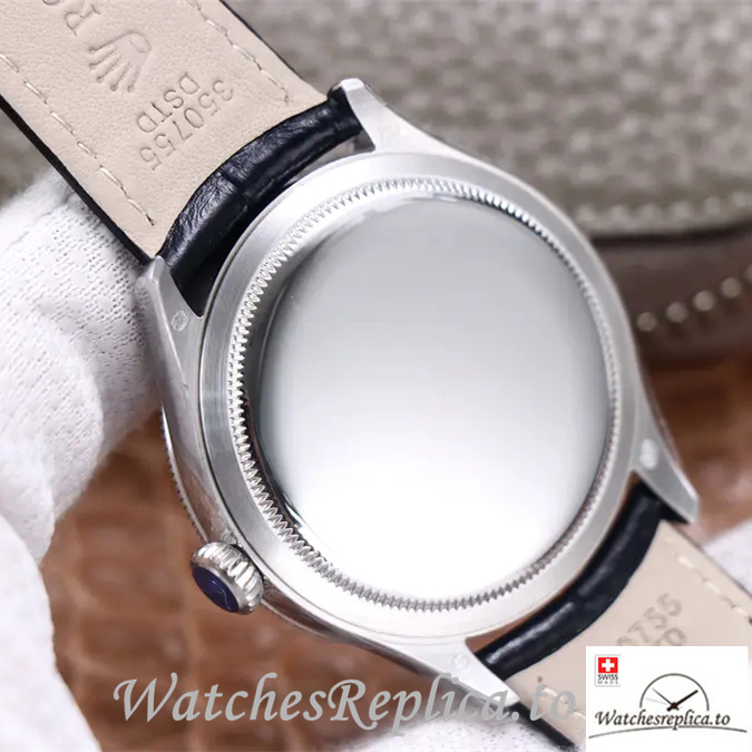 Swiss Rolex Cellini Replica 50515 Leather strap 39MM - WatchesReplica.is
