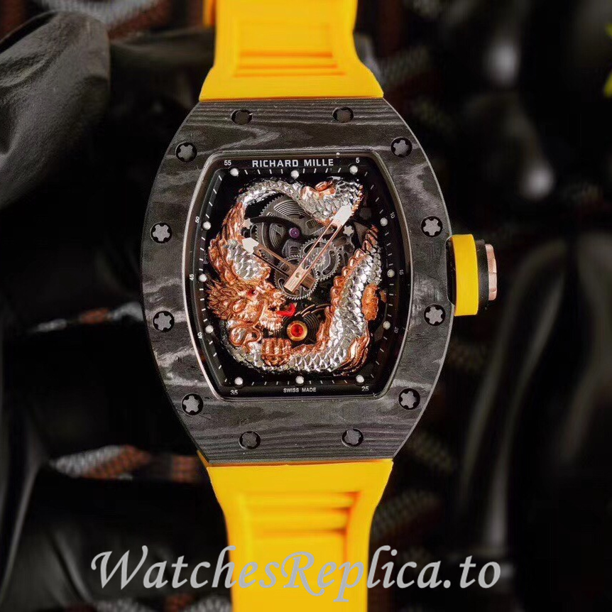 Richard Mille Replica RM57-03 Rubber strap 50MM - WatchesReplica.is