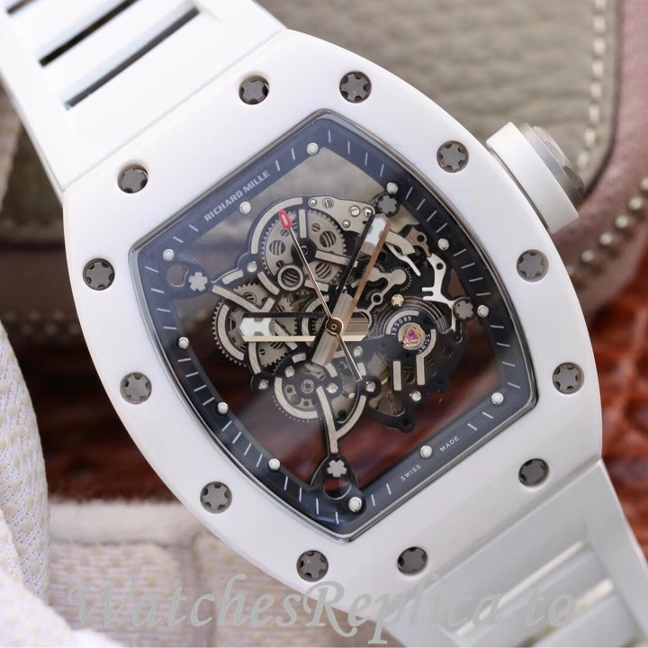 Richard Mille Replica RM055 Rubber strap 50MM - WatchesReplica.is