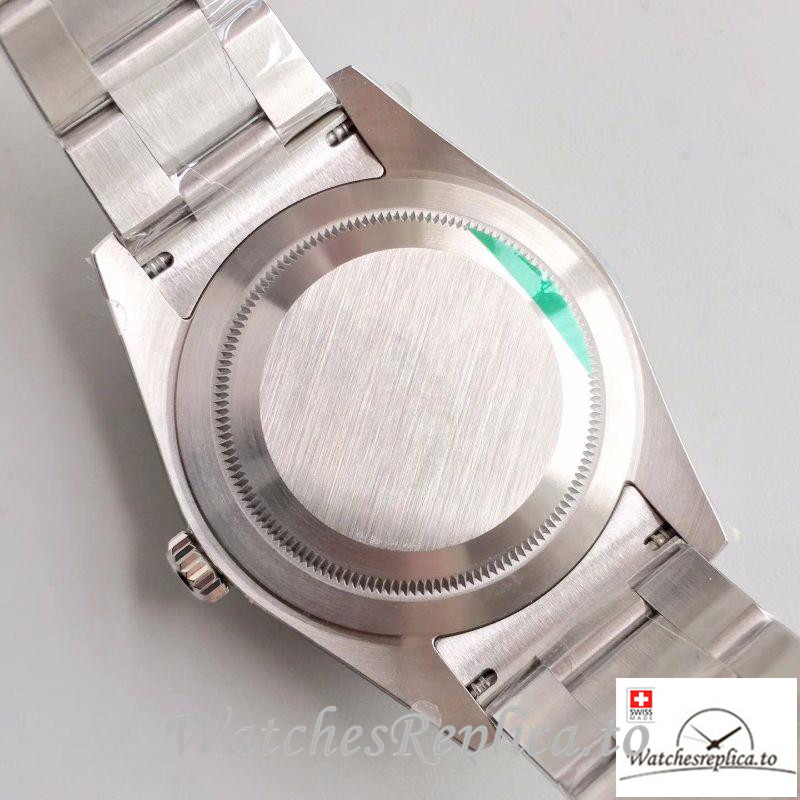 Swiss Rolex Oyster Perpetual Replica 114300 001 Silver Strap 39MM - WatchesReplica.is