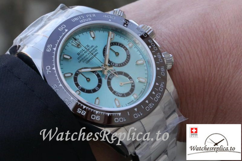 Swiss Rolex Daytona Cosmograph Replica 116506 Silver Strap 40MM - WatchesReplica.is