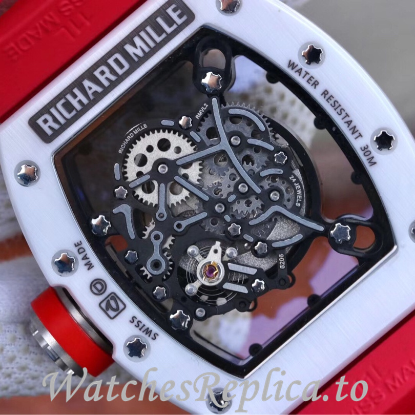 Richard Mille Replica RM055 Rubber strap 50MM - WatchesReplica.is