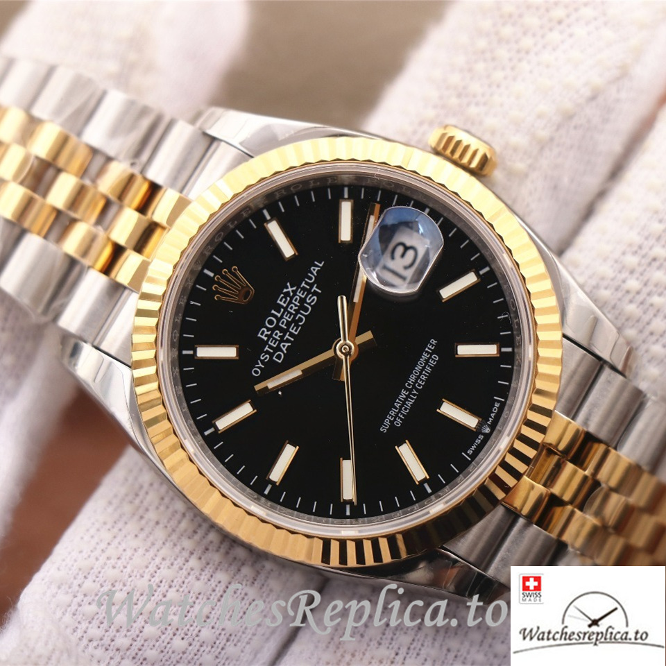 Swiss Rolex Datejust Replica 126233 Stainless steel strap 36MM - WatchesReplica.is