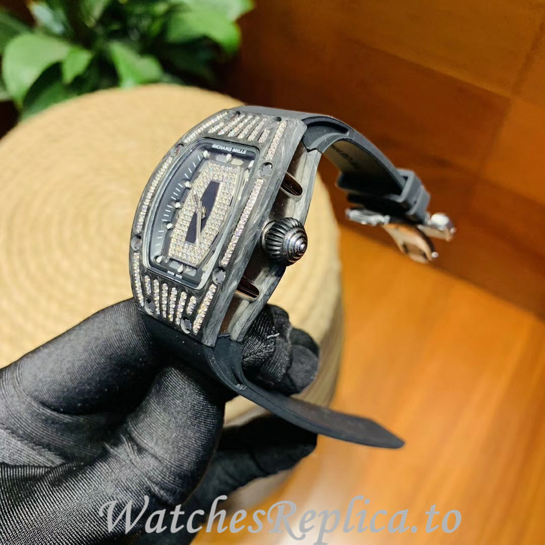Richard Mille Replica RM007 Rubber strap 45MM - WatchesReplica.is