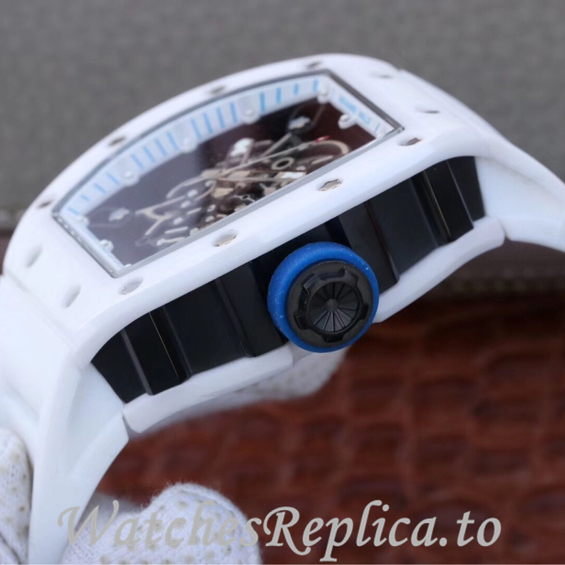 Richard Mille Replica RM055 Rubber strap 50MM - WatchesReplica.is