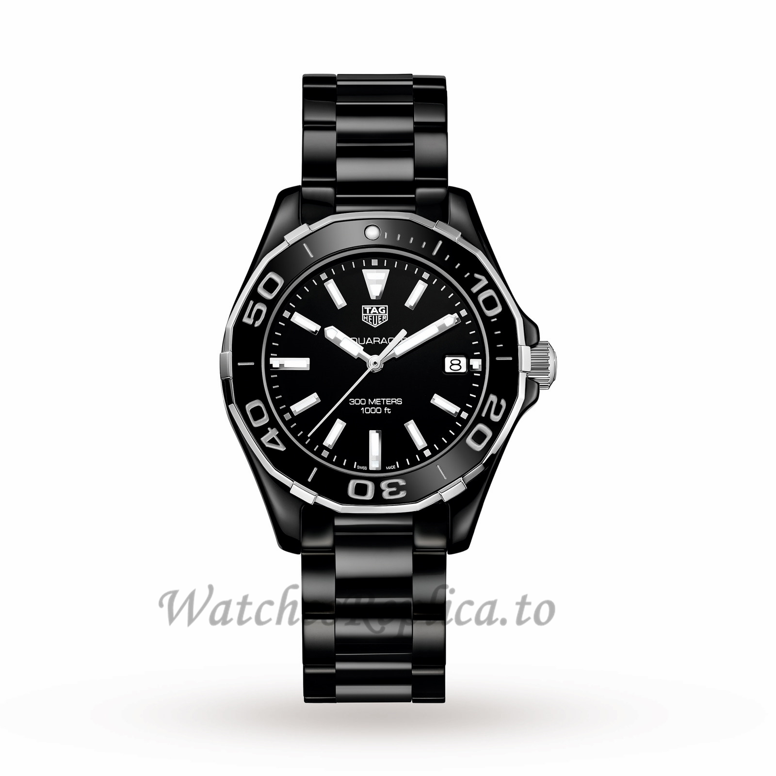 TAG Heuer Replica Aquaracer 35mm Ladies Watch WAY1390.BH0716 - WatchesReplica.is