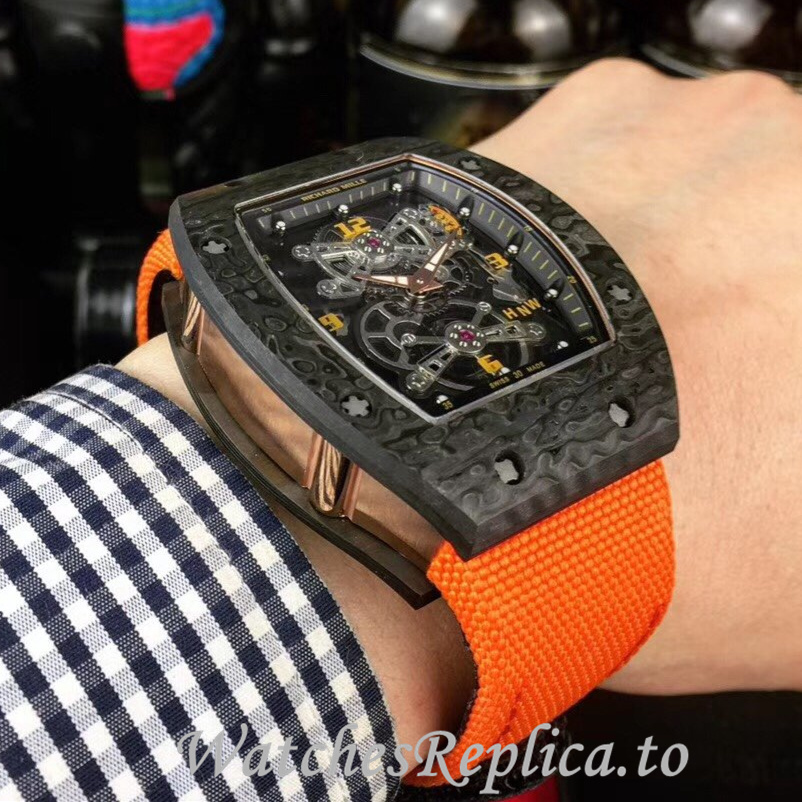 Richard Mille Replica RM17-01 Canvas strap 50MM - WatchesReplica.is