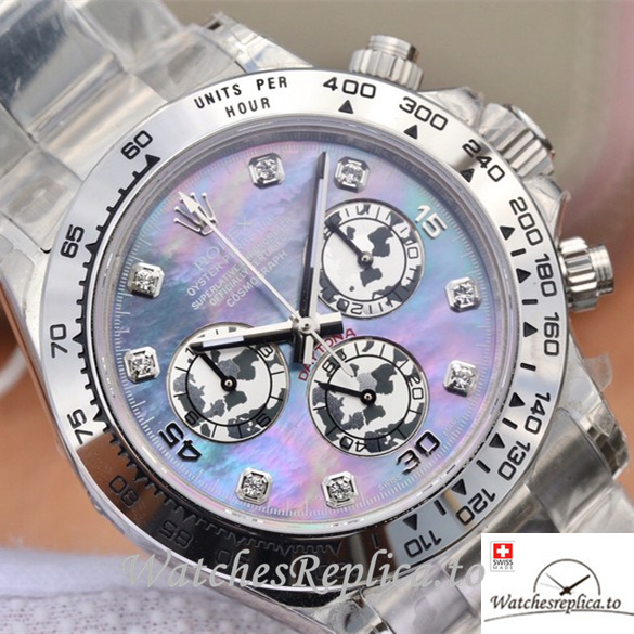 Swiss Rolex Daytona Replica 116509 Stainless steel strap 40MM - WatchesReplica.is