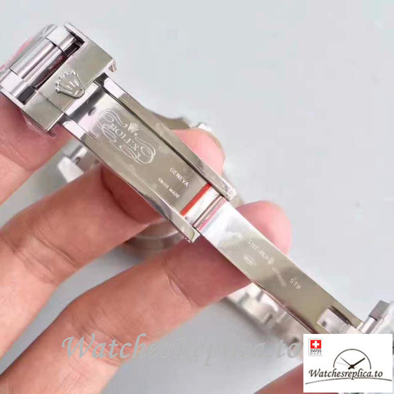 Swiss Rolex Submariner Replica 114060 001 Silver Strap 40MM - WatchesReplica.is