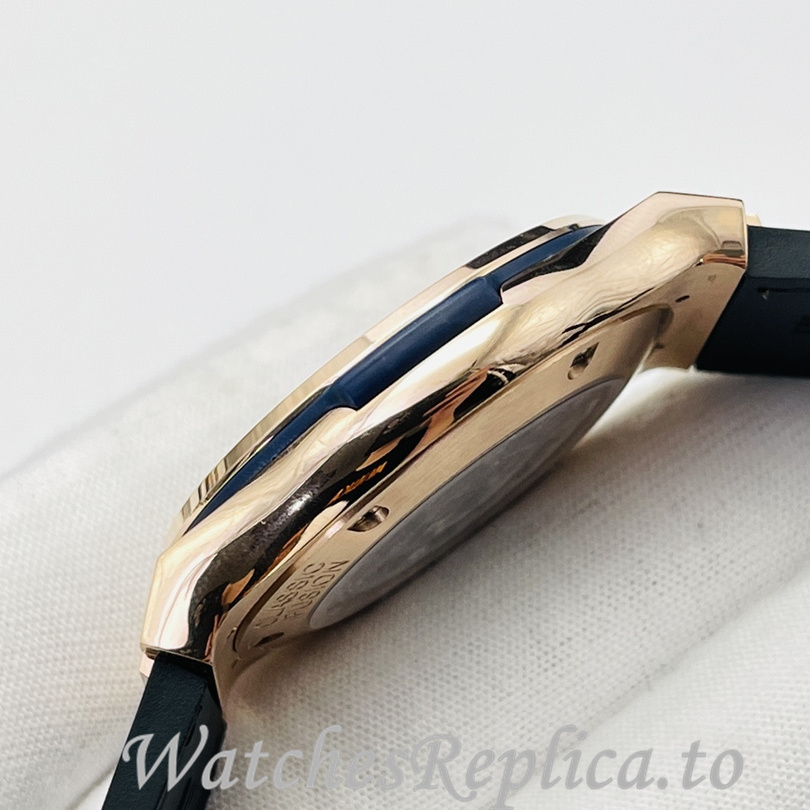 Hublot Replica Big Bang Sang Bleu Leather strap 42MM - WatchesReplica.is