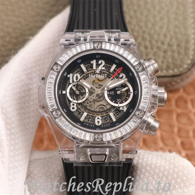 Hublot Replica 411.JX.4802.RT Rubber strap 45MM - WatchesReplica.is