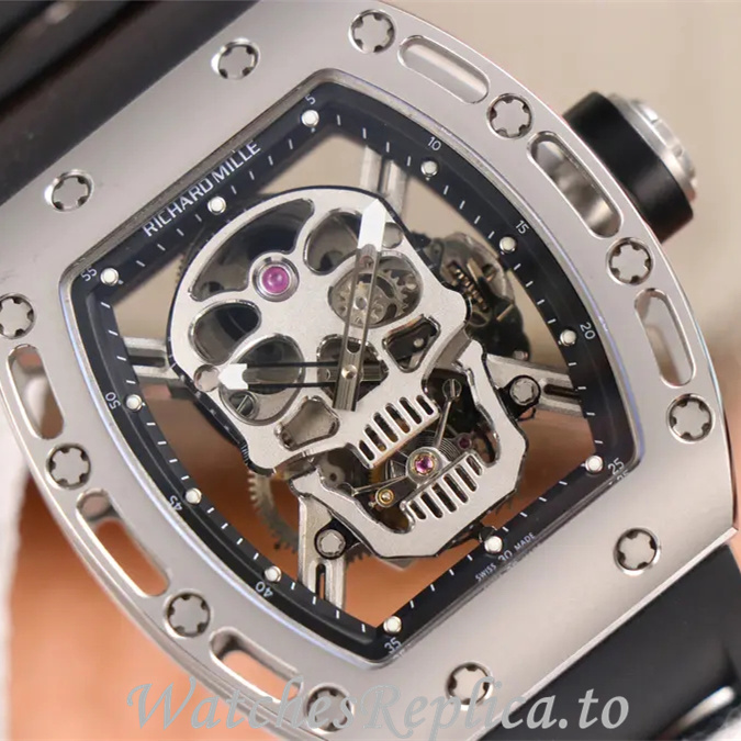 Richard Mille Replica RM52-01 Rubber strap 50MM - WatchesReplica.is