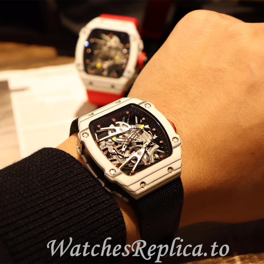 Richard Mille Replica RM27-02 Canvas strap 49MM - WatchesReplica.is