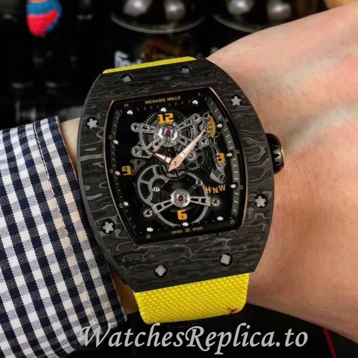 Richard Mille Replica RM17-01 Canvas strap 50MM - WatchesReplica.is