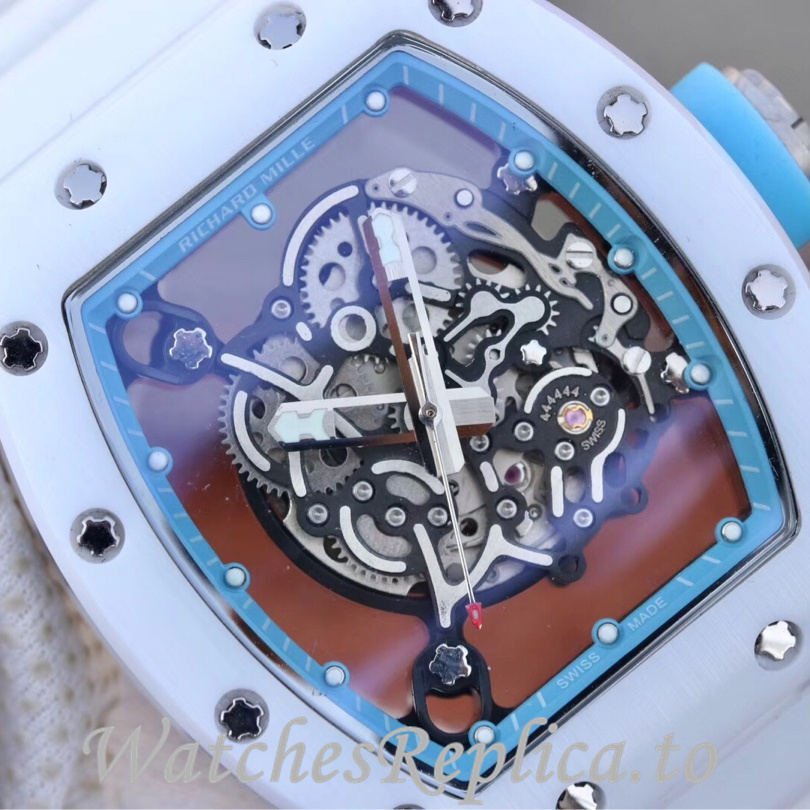 Richard Mille Replica RM055 Rubber strap 50MM - WatchesReplica.is