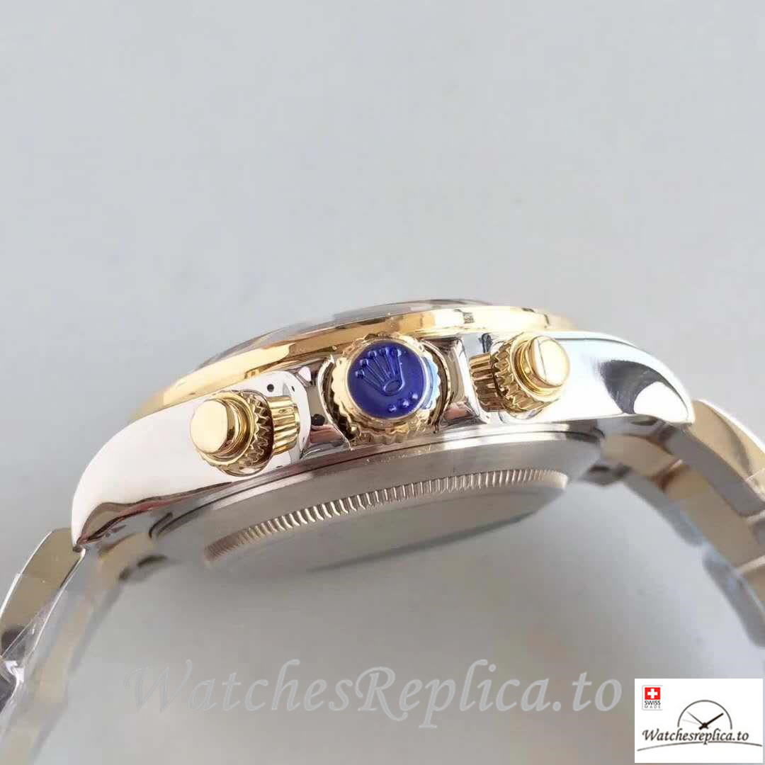 Swiss Rolex Daytona Cosmograph Replica 116503 003 Yellow Gold Strap 40MM - WatchesReplica.is