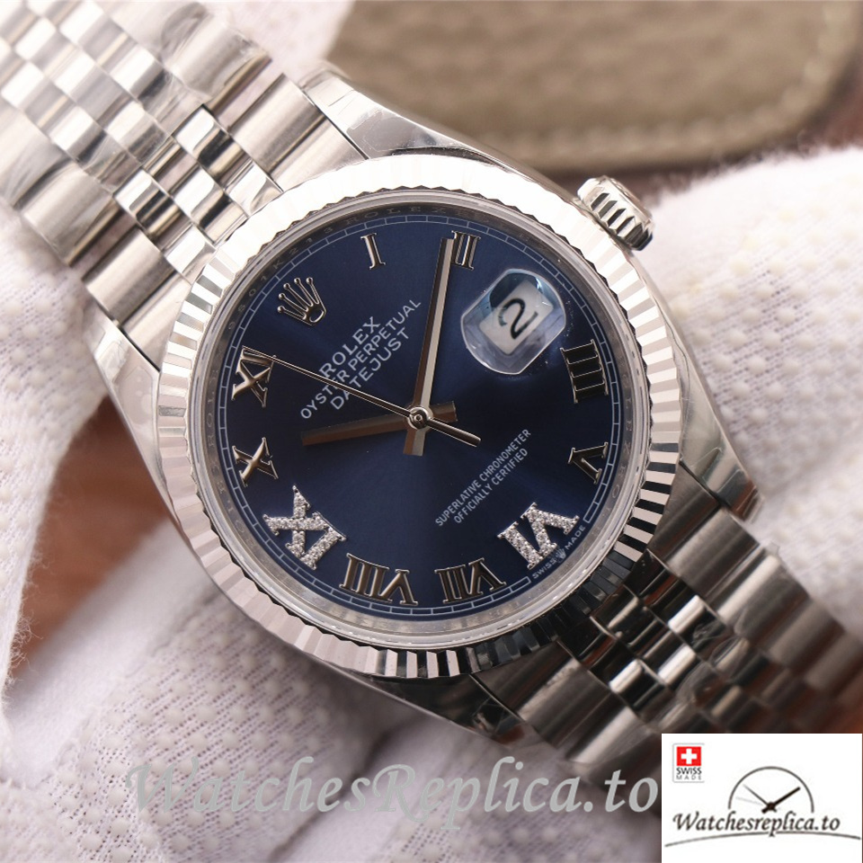 Swiss Rolex Datejust Replica 126233 Stainless steel strap 36MM - WatchesReplica.is