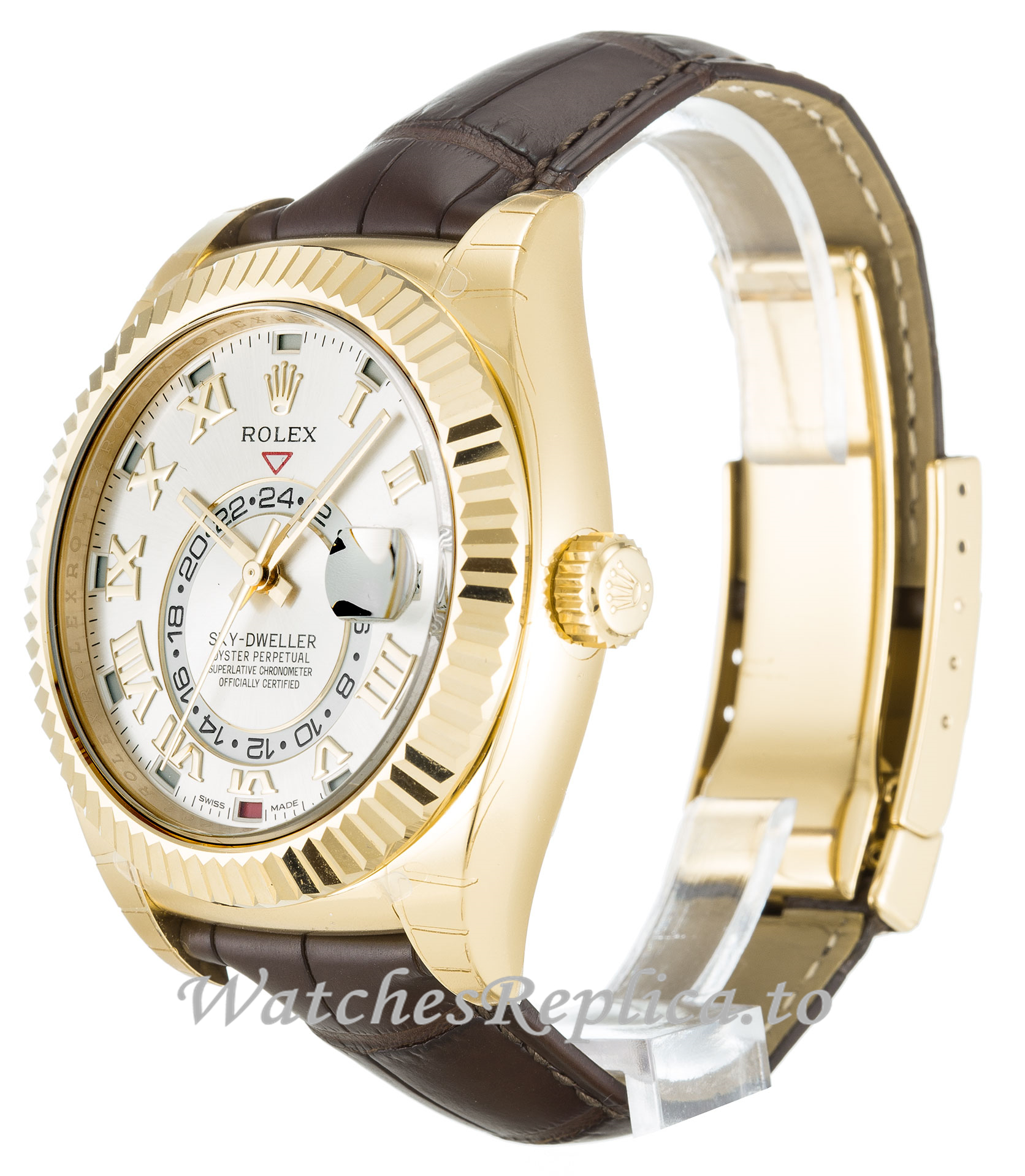 Rolex Sky Dweller Silver Dial 326138 - WatchesReplica.is