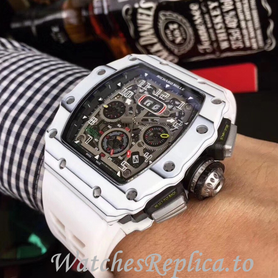Richard Mille Replica RM11-03 Rubber strap 50MM - WatchesReplica.is