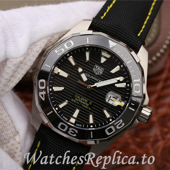 Tag Heuer Replica Aquaracer Canvas strap 43MM - WatchesReplica.is
