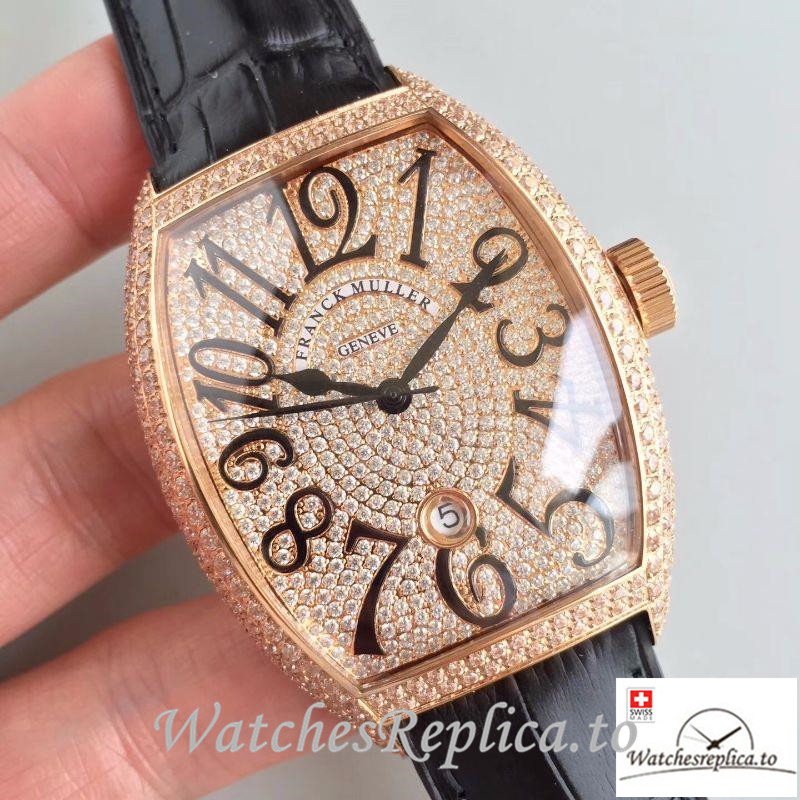 Swiss Franck Muller Replica 8880 SC DT 002 Black Strap 42 MM×46.5 MM - WatchesReplica.is