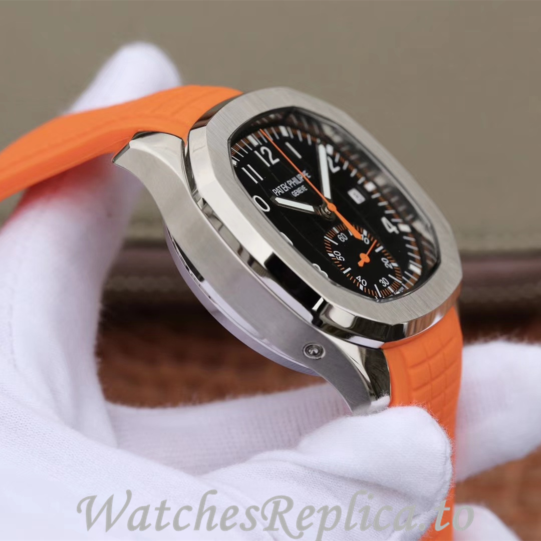 Patek Philippe Replica Aquanaut 5968A-001 Rubber strap 42.2MM - WatchesReplica.is