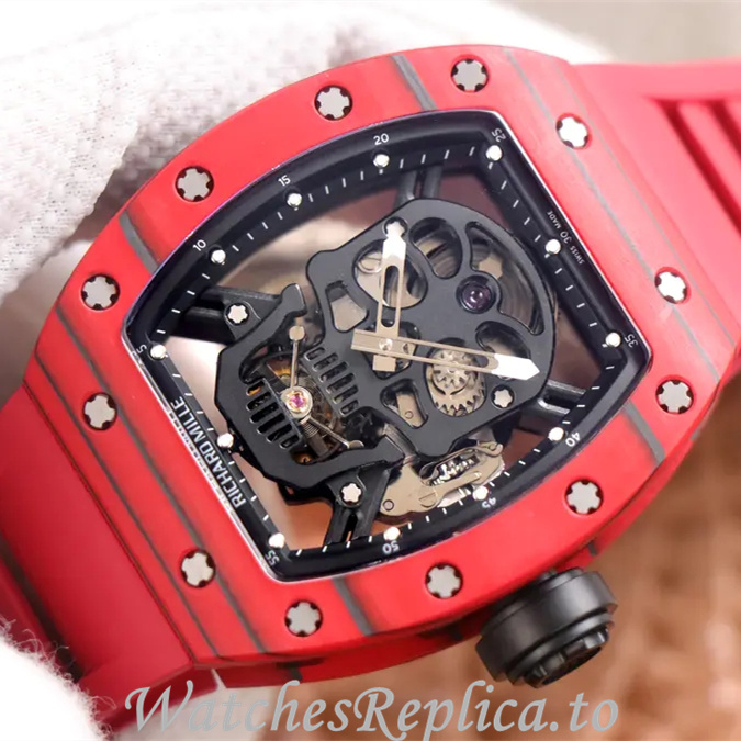 Richard Mille Replica RM52-01 Rubber strap 50MM - WatchesReplica.is