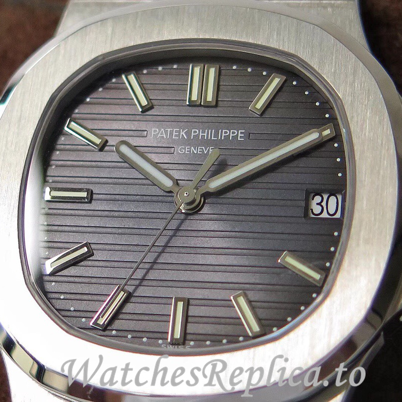 Patek Philippe Replica Nautilus Stainless steel strap 40MM - WatchesReplica.is