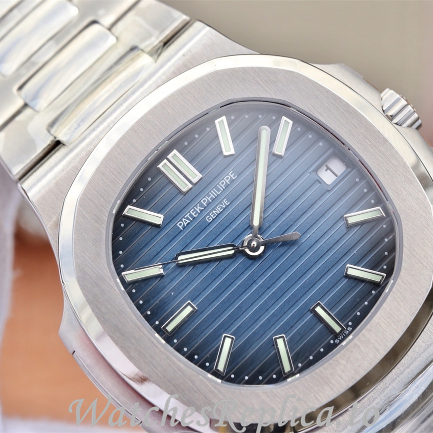 Patek Philippe Replica Nautilus Stainless steel strap 40MM - WatchesReplica.is