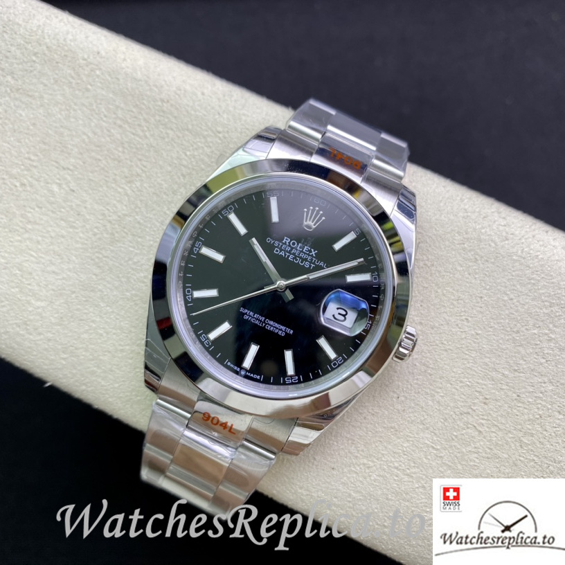 Swiss Rolex Datejust Replica 126331 Stainless steel strap 41MM - WatchesReplica.is