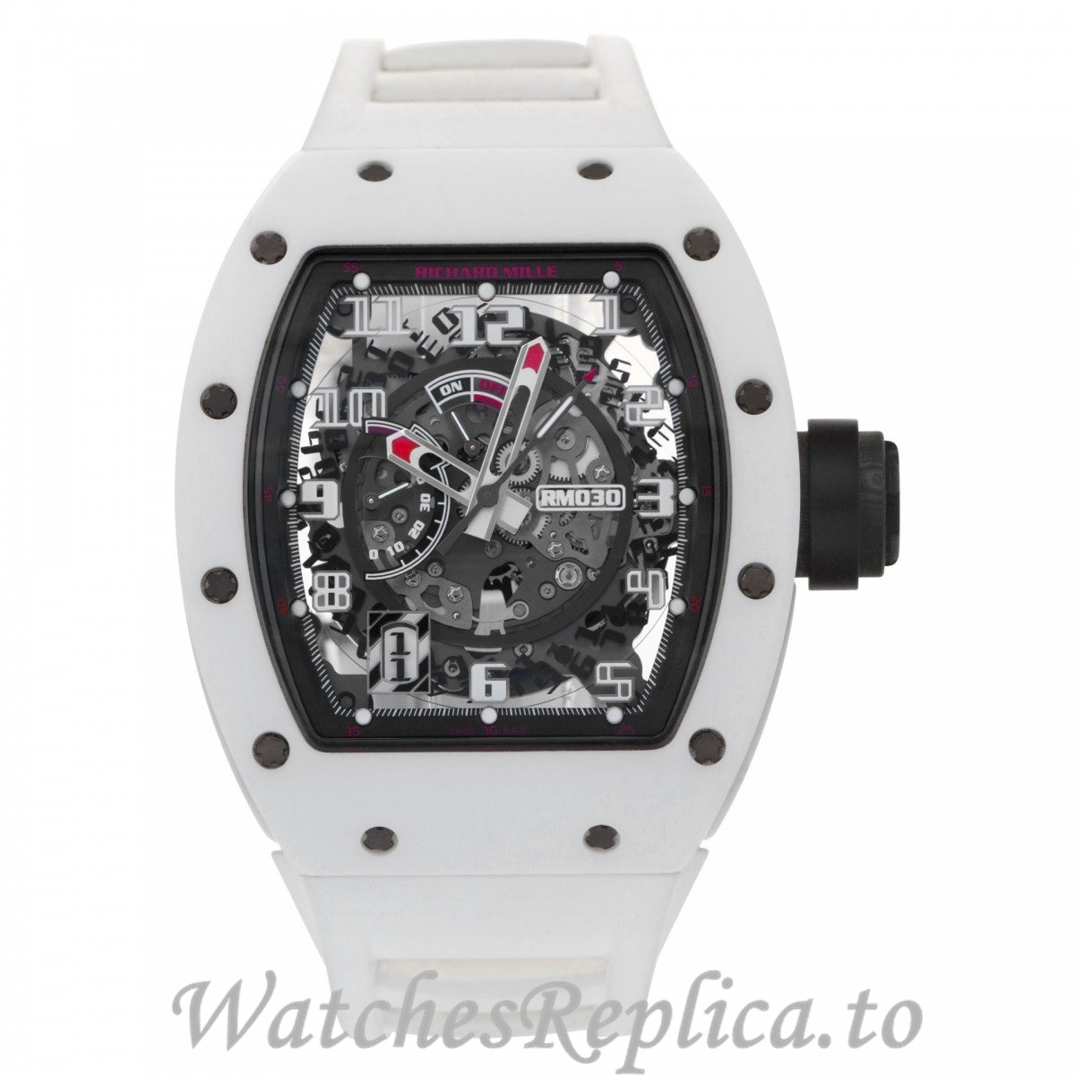 Richard Mille Replica RM030 Rubber strap 50MM - WatchesReplica.is