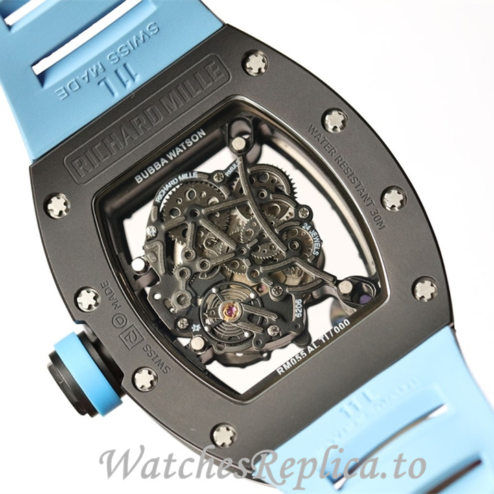 Richard Mille Replica RM055 Rubber strap 50MM - WatchesReplica.is