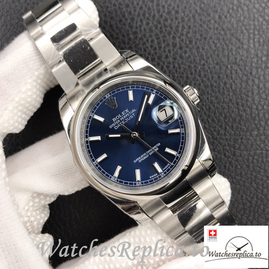 Swiss Rolex Datejust 126334 Replica Stainless steel strap 41MM - WatchesReplica.is