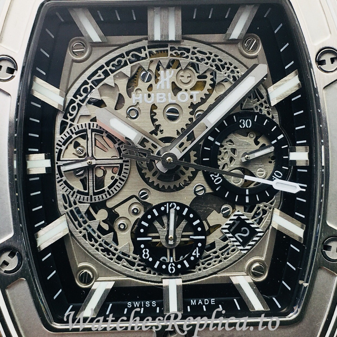 Hublot Replica SPIRIT OF BIG BANG Leather strap 42MM - WatchesReplica.is