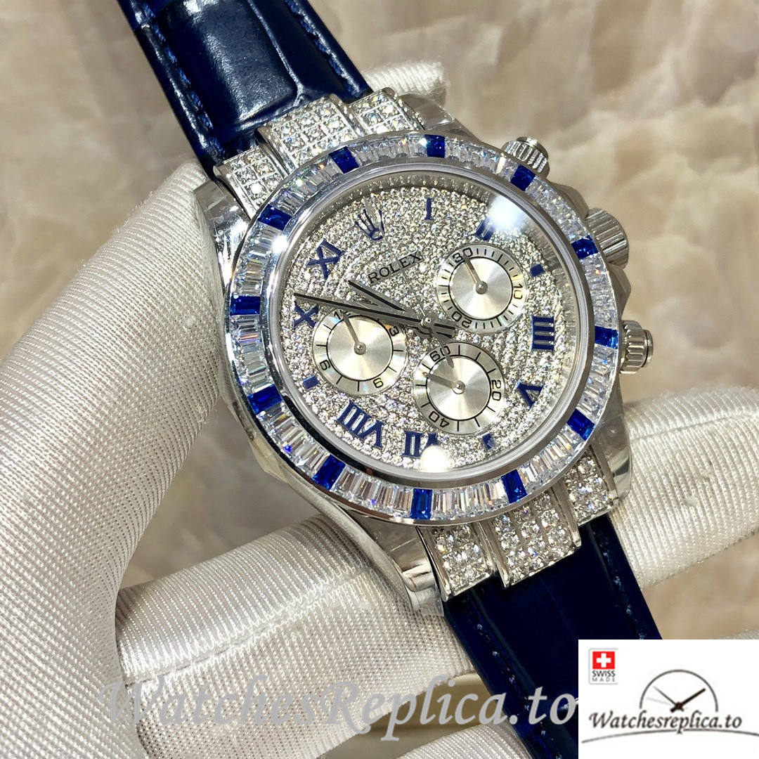 Swiss Rolex Daytona 116599 Replica Leather strap 40MM - WatchesReplica.is
